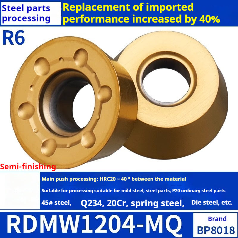 2036-CNC milling inserts, RPMW carbide R5 machining center, R4 milling machine, R6 milling inserts, RPMT round cutter cutters Shandong Denso Pricision Tools Co.,Ltd.